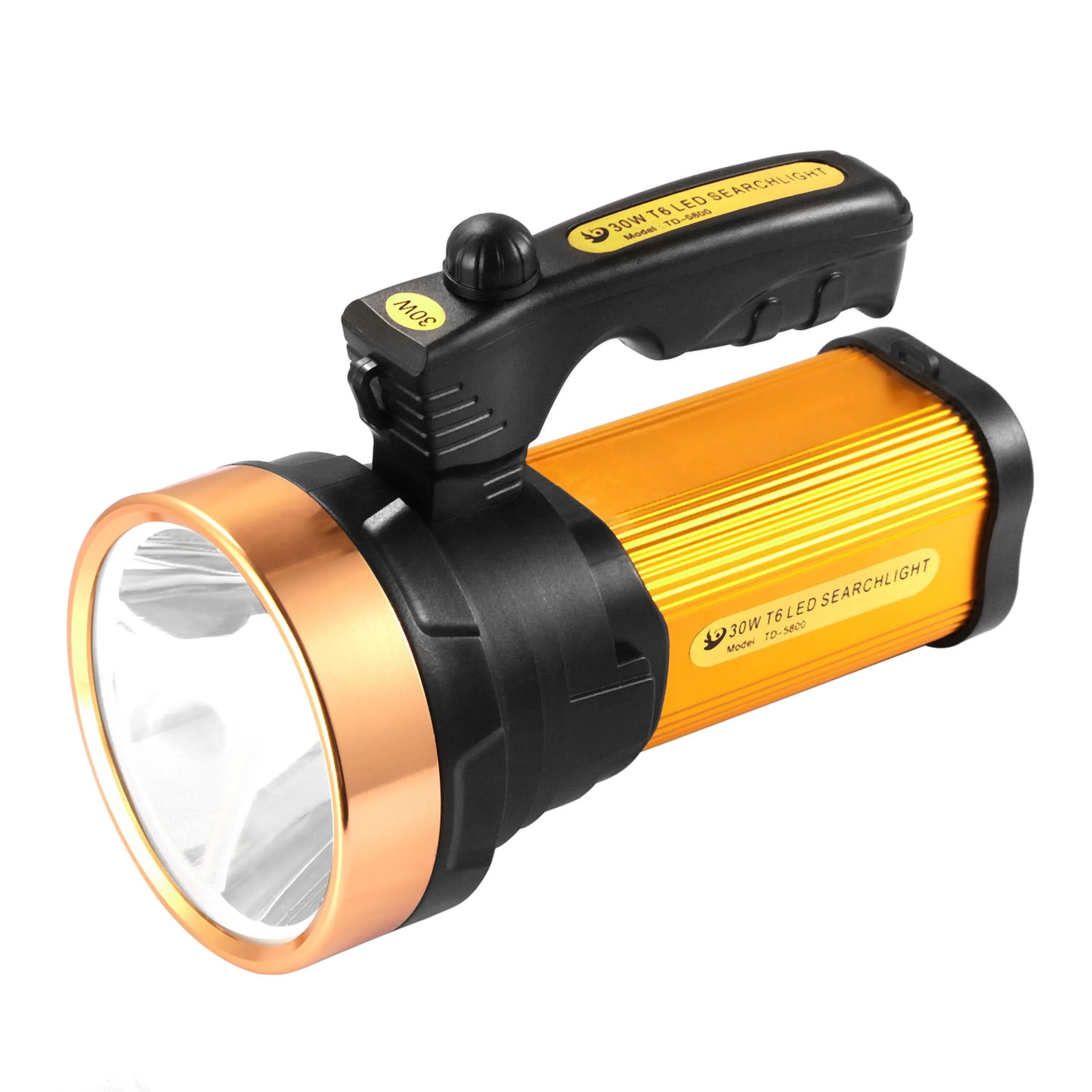 100000lm LED Searchlight IPX6 Camping Flashlights Rechargeable