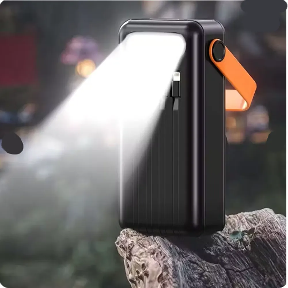 100000Mah Solar Powered High Capacity External Power Bank