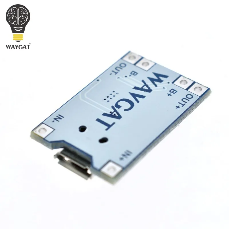 5 pcs Micro USB 5V 1A 18650 TP4056 Lithium Battery Charger Module Charging Board With Protection Dual Functions 1A Li-ion