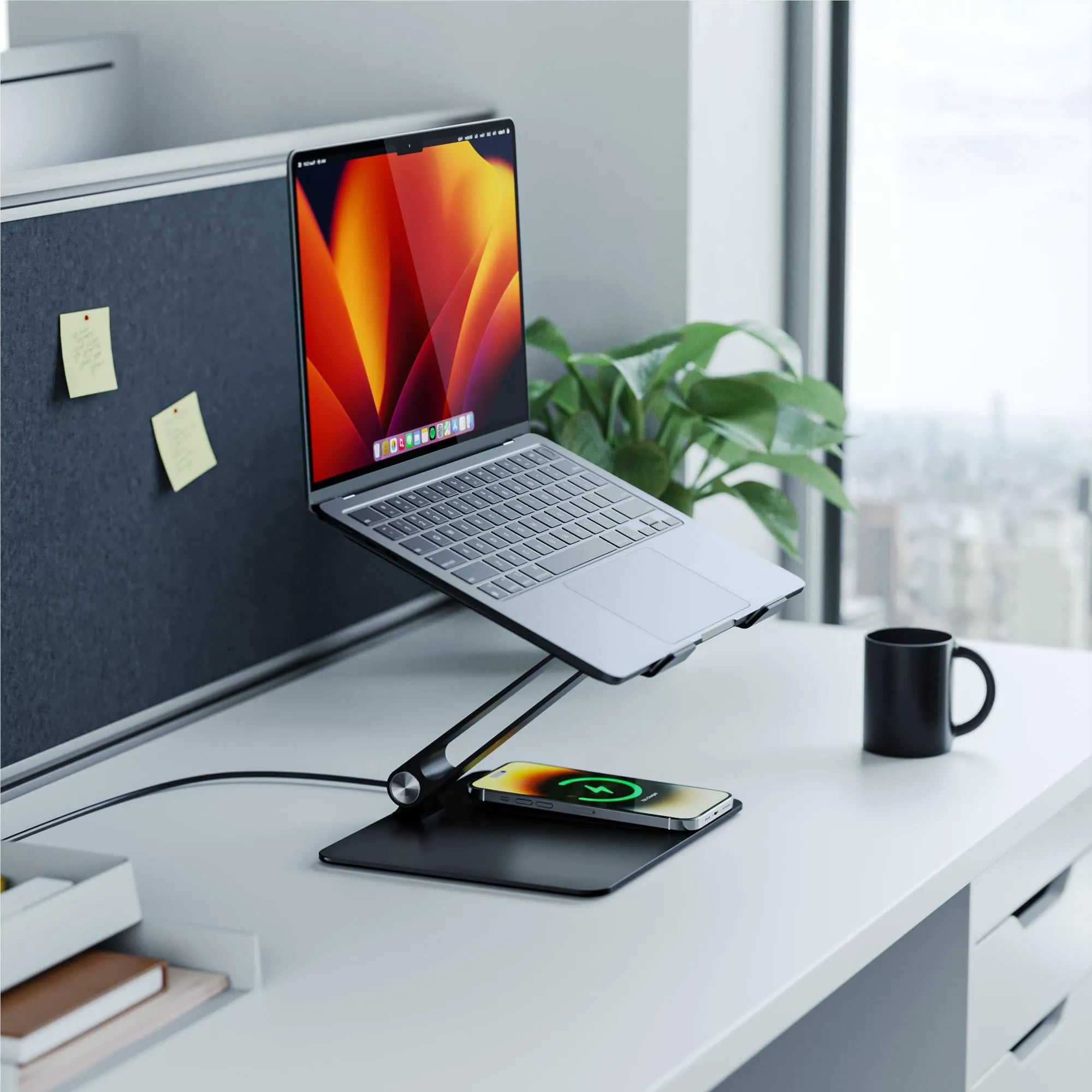 ALOGIC Elite Power Laptop Stand with Wireless Charger