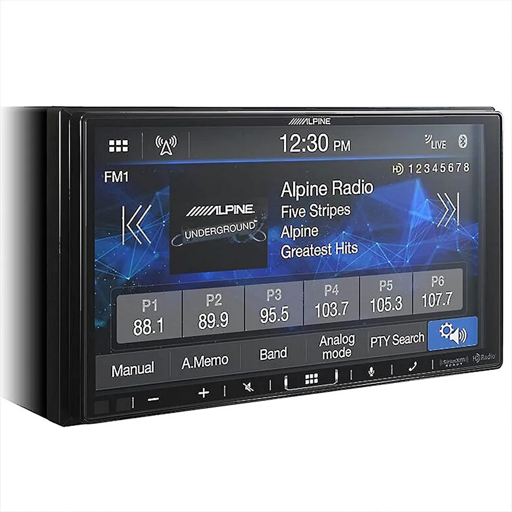 Alpine 7" Shallow Chassis Digital Multimedia Receiver with PowerStack iLX-407