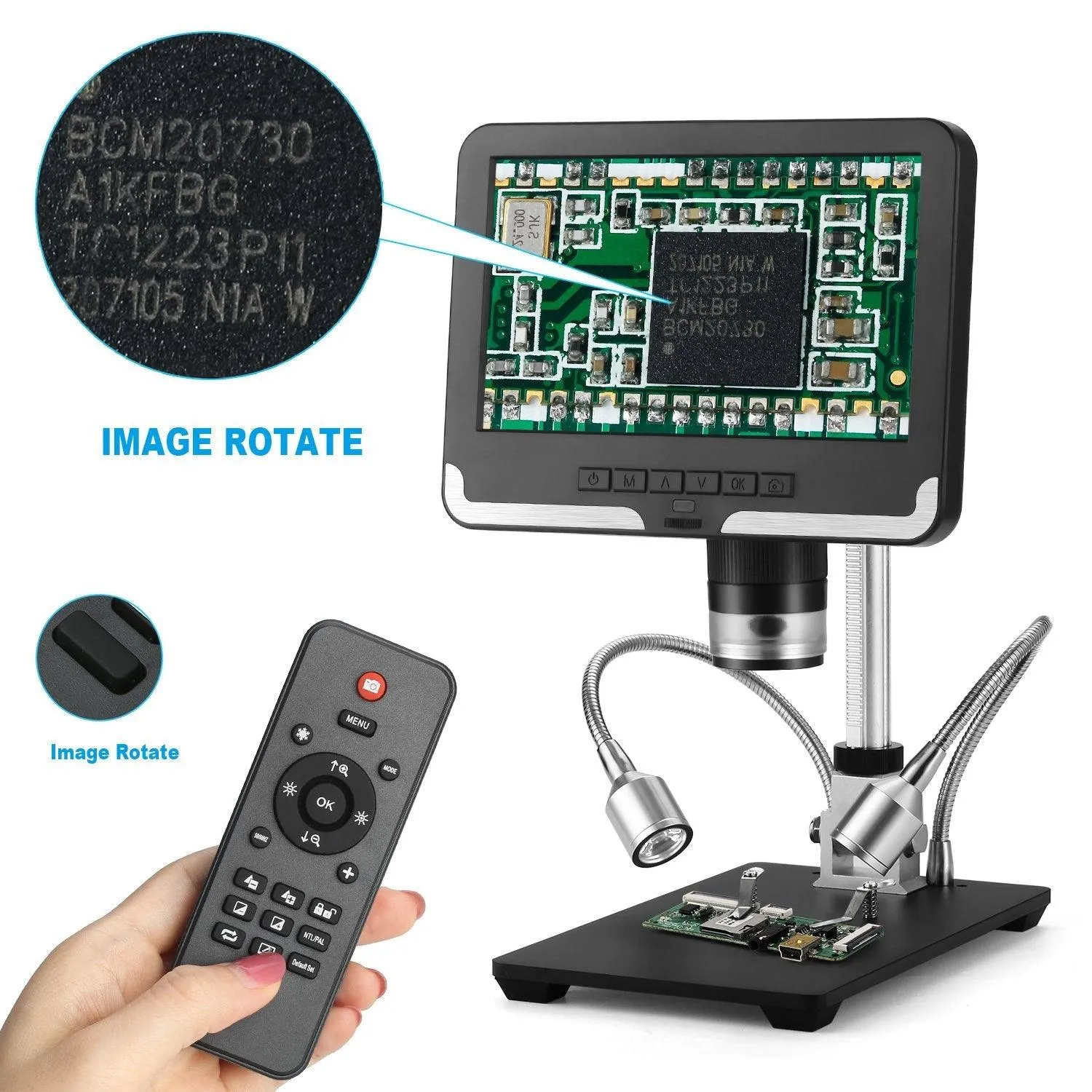 Andonstar AD206 1080P 3D Digital Microscope Soldering Microscope ideal for Phone & Watch Repairs