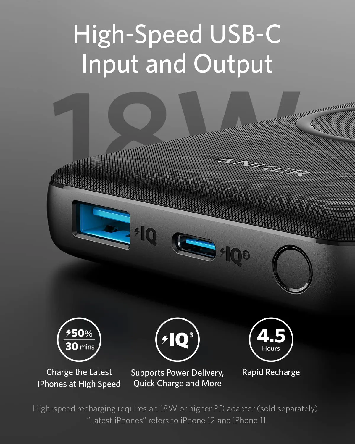 Anker PowerCore III Sense 10K Wireless Powerbank