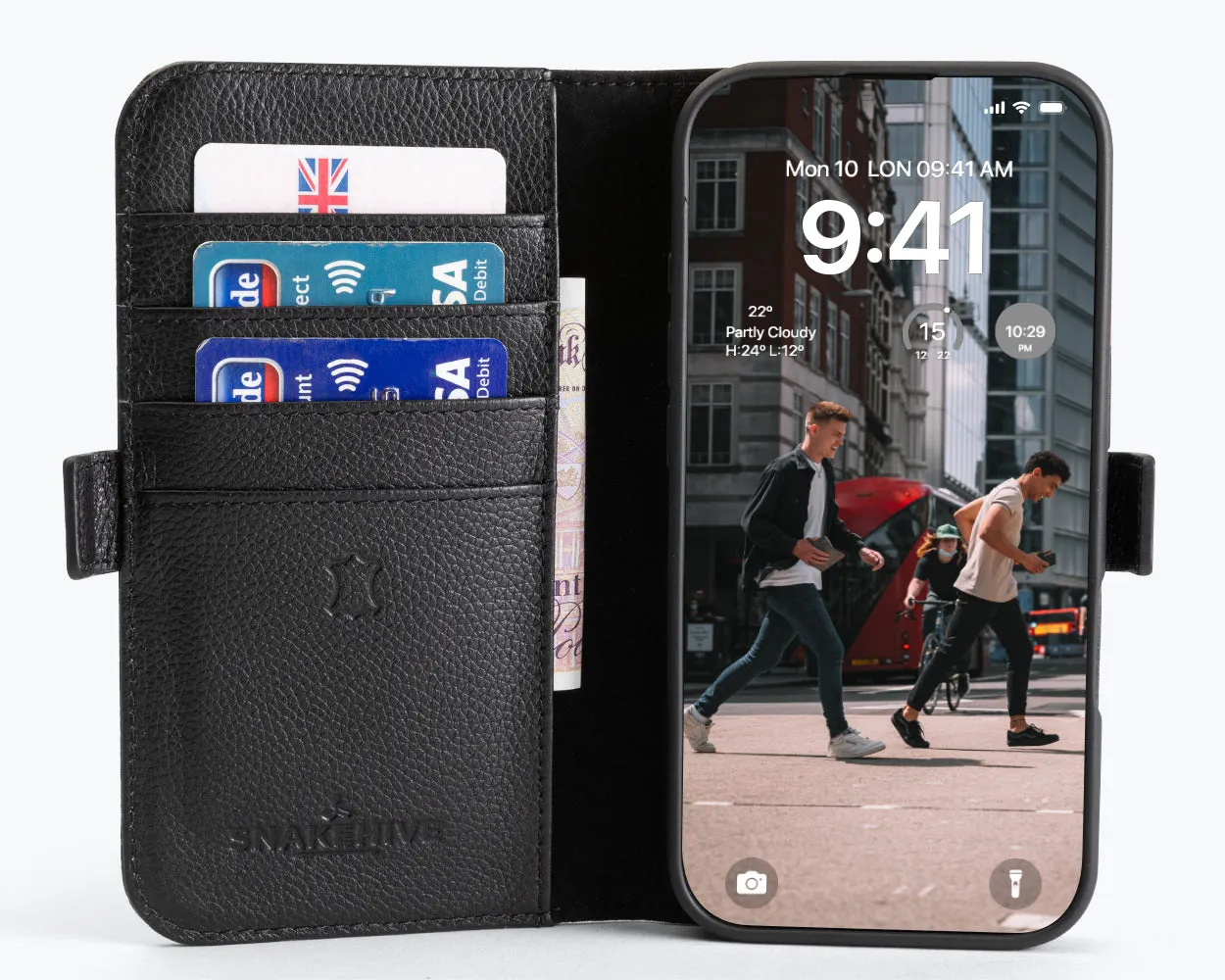 Apple iPhone 15 Pro - Metro Leather Wallet Case