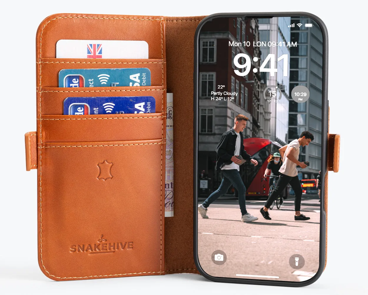 Apple iPhone 15 Pro - Metro Leather Wallet Case