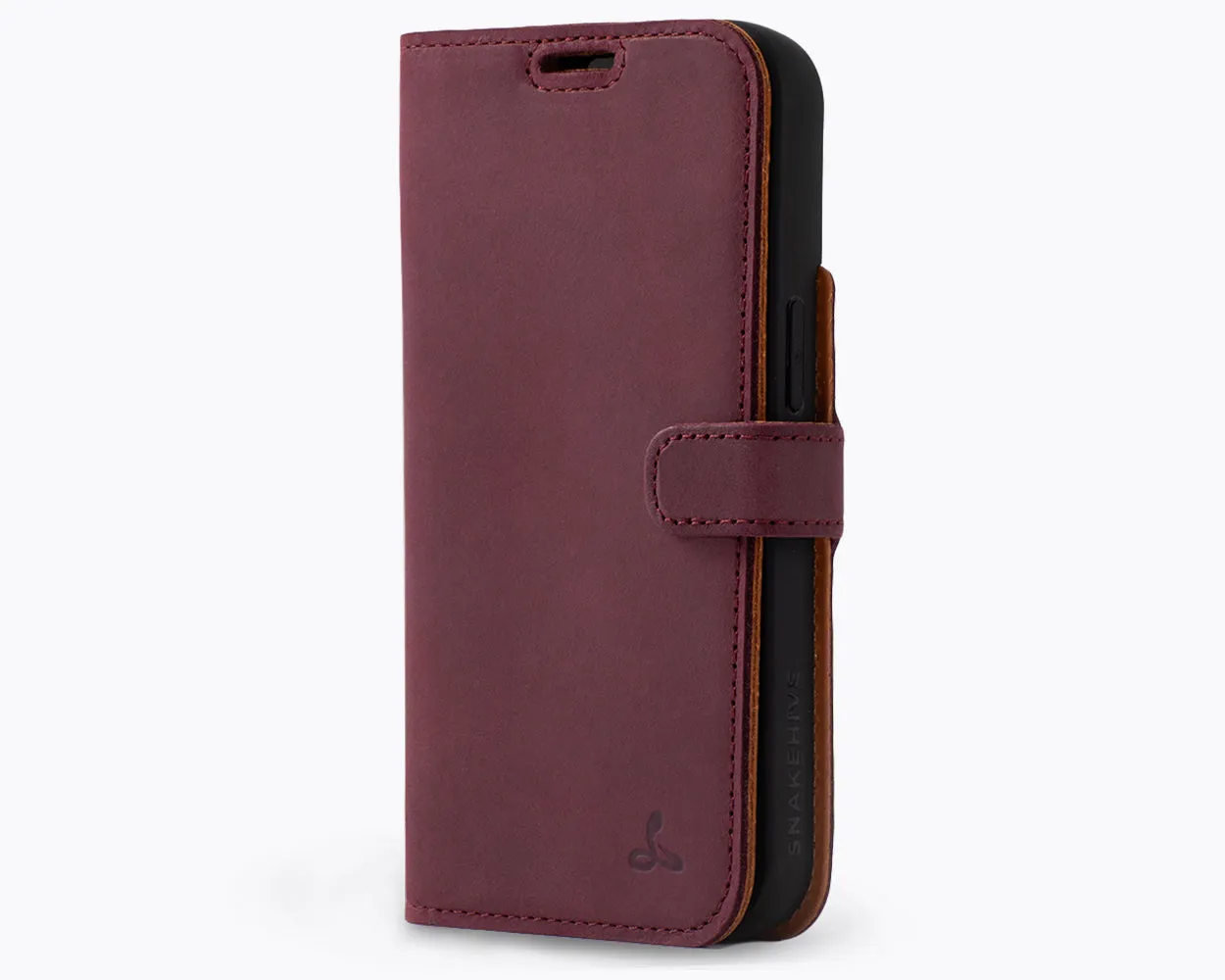 Apple iPhone 15 - Vintage Leather Wallet