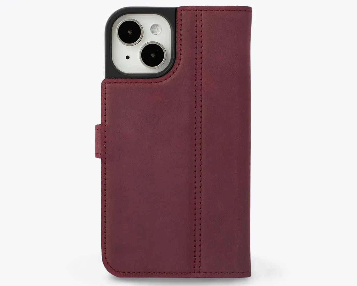 Apple iPhone 15 - Vintage Leather Wallet