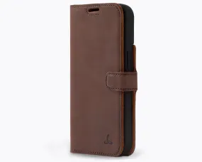 Apple iPhone 15 - Vintage Leather Wallet