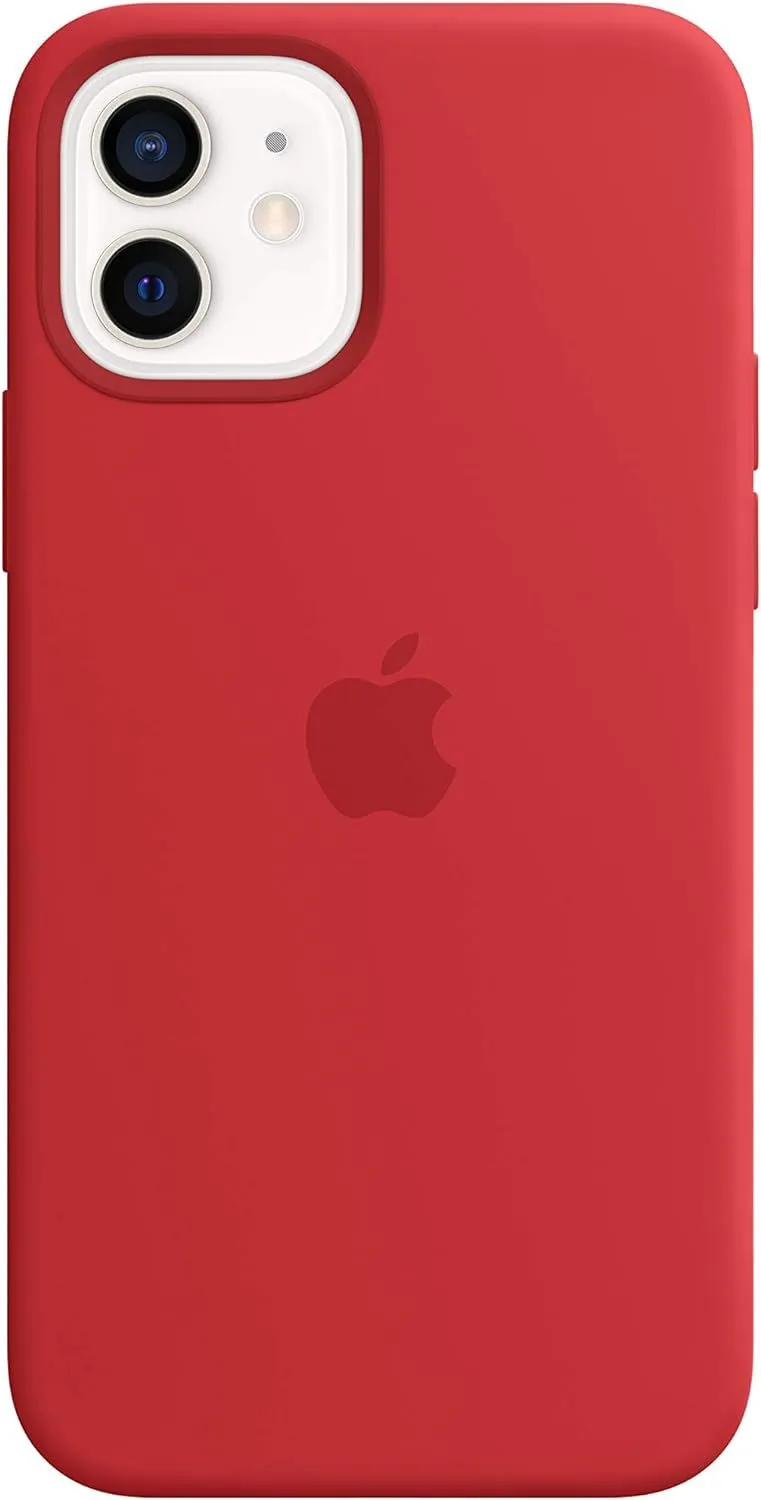 Apple Silicone Case with MagSafe for iphone 12/12 Pro 6.1" Red A2497 - MHL63ZM/A