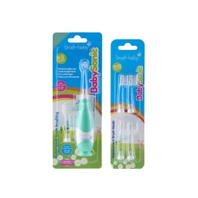 BabySonic® Teal Electric Toothbrush Gift Set