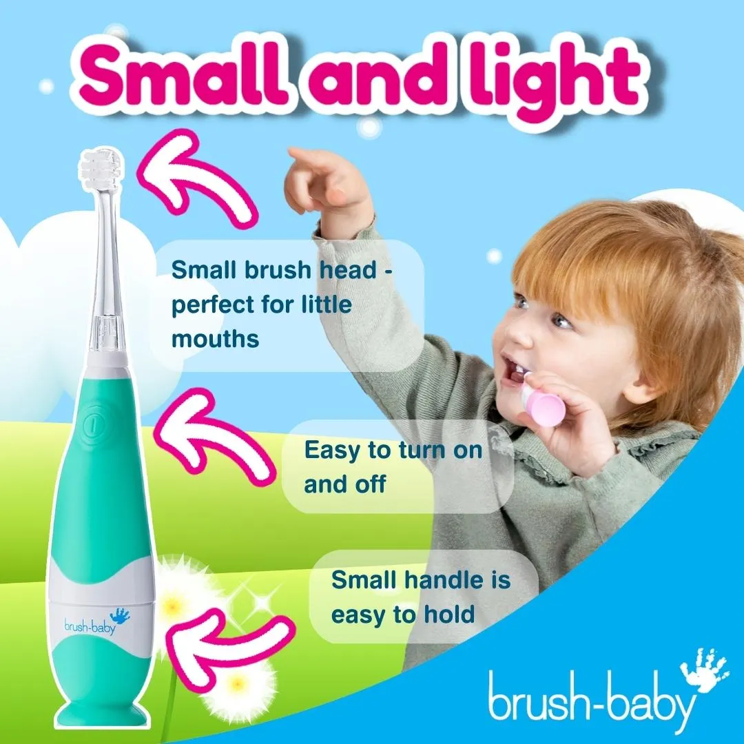 BabySonic® Teal Electric Toothbrush Gift Set