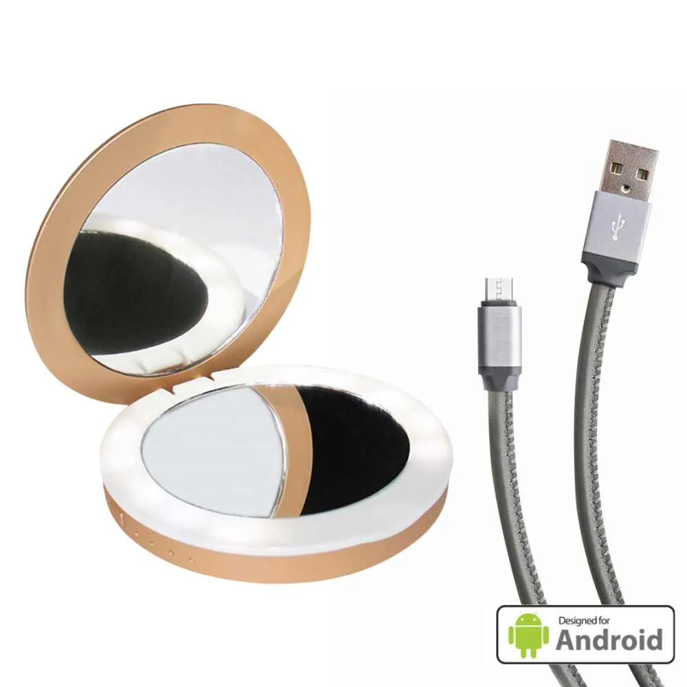 Beauty Bank & Cable Bundle - Android, 3-Ft