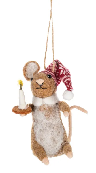 Bedtime Mouse Ornament