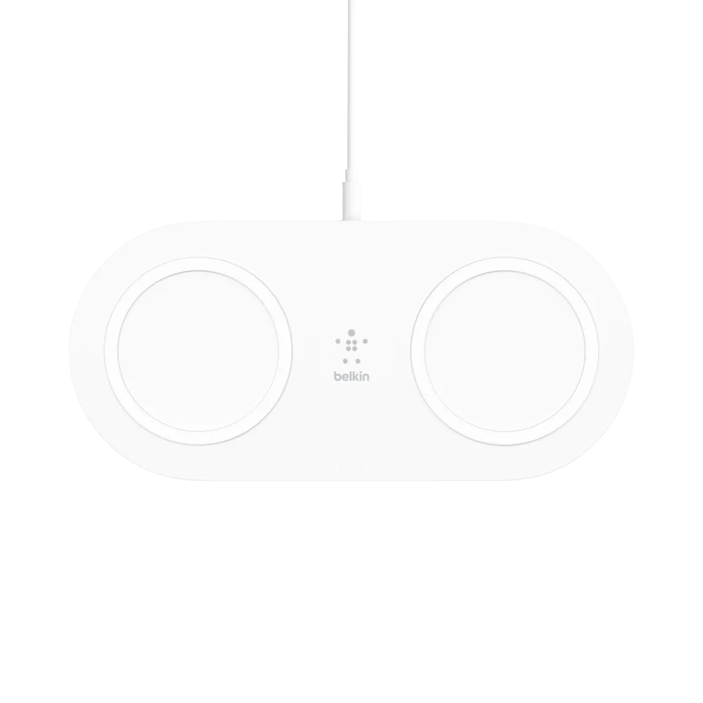 Belkin BOOST CHARGE Dual 15W Wireless Charging Pad Universally compatible