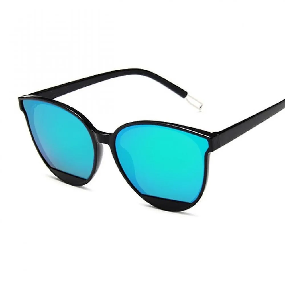 Blue Fashion Sunglasses Metal Mirror Classic Vintage Uv400