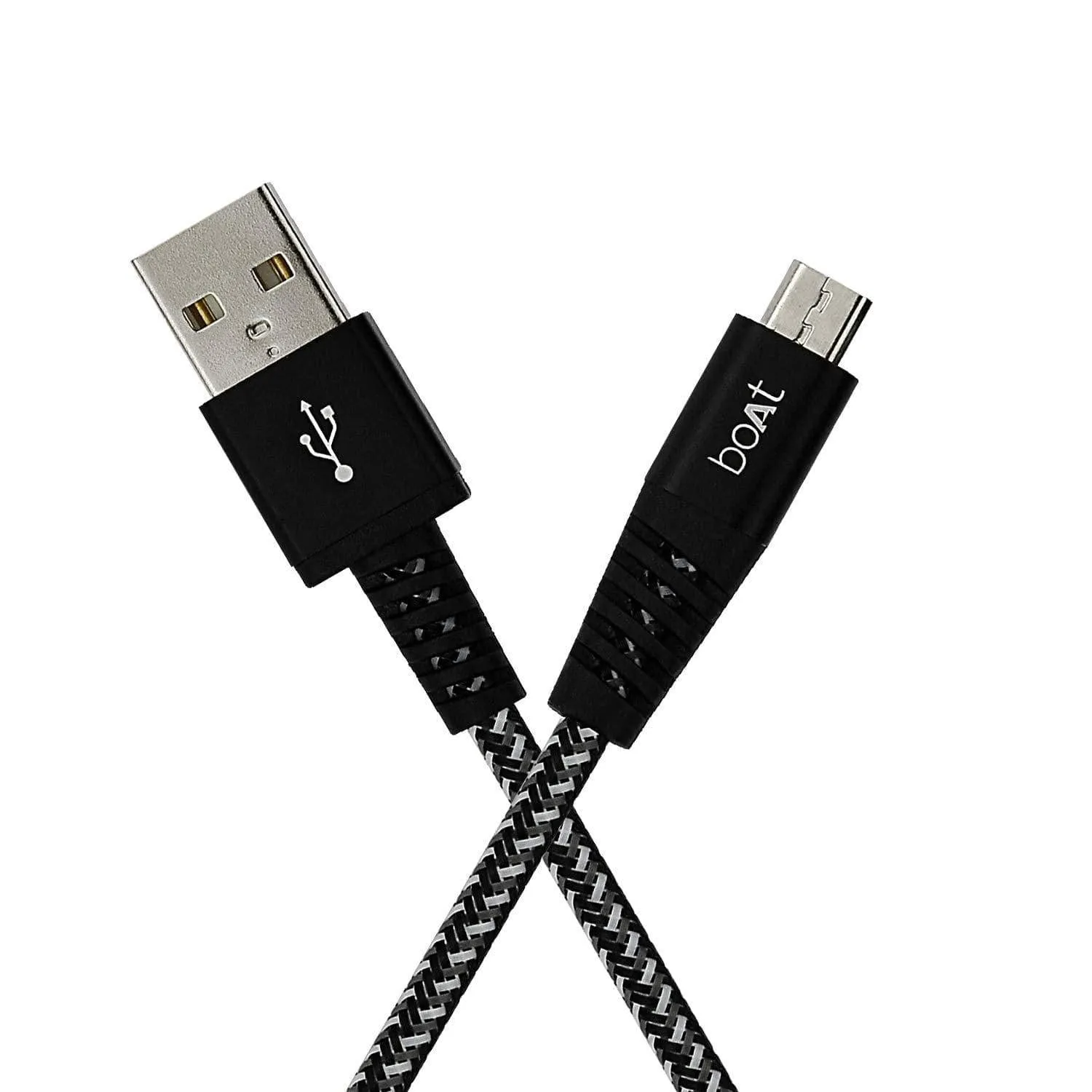 boAt Unbreakable Braided Micro USB Cable 1.5 Meter (Black)