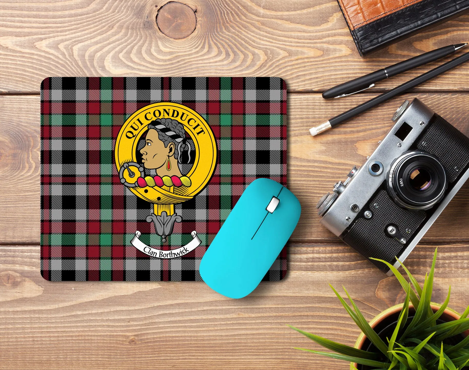 Borthwick Clan Crest Mouse Pad