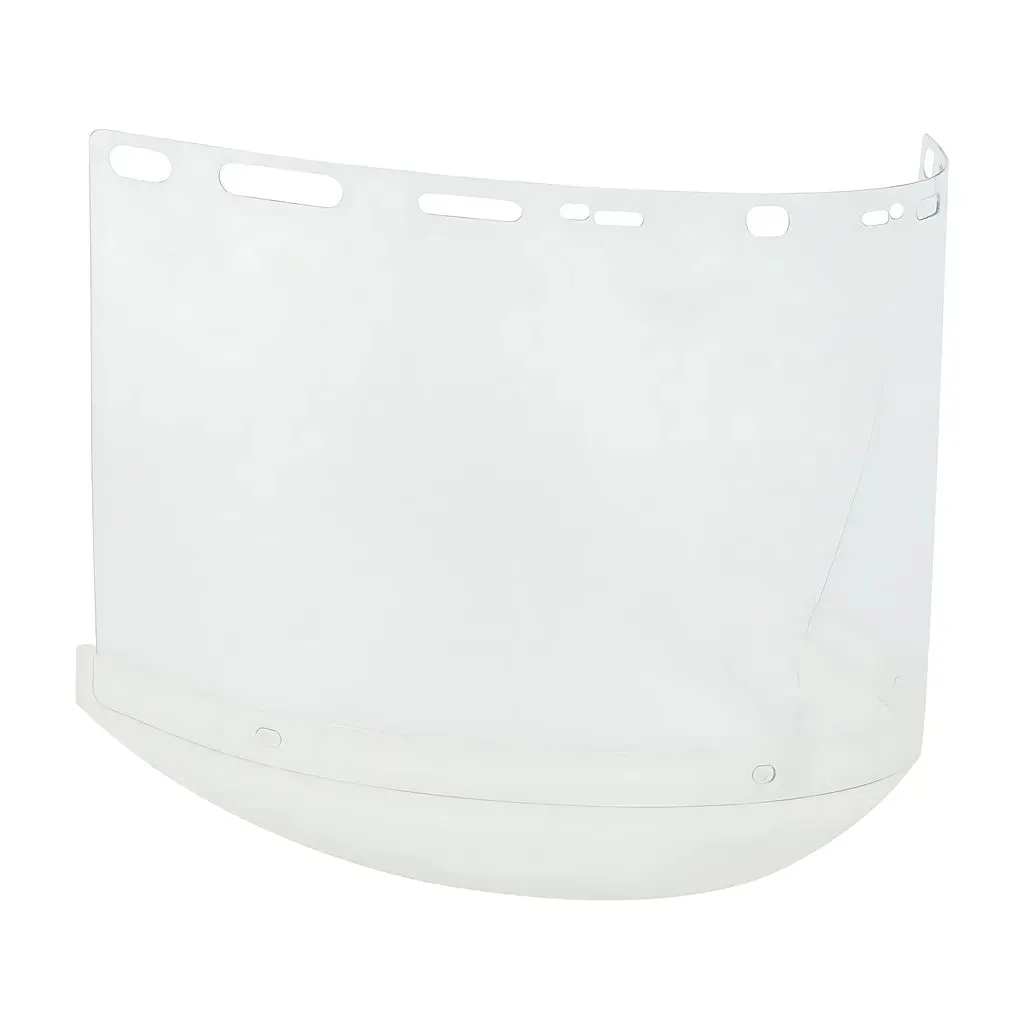 Bouton Optical 251-01-5210 Universal Fit Polycarbonate Safety Visor with Chin Cup - .040" Thickness