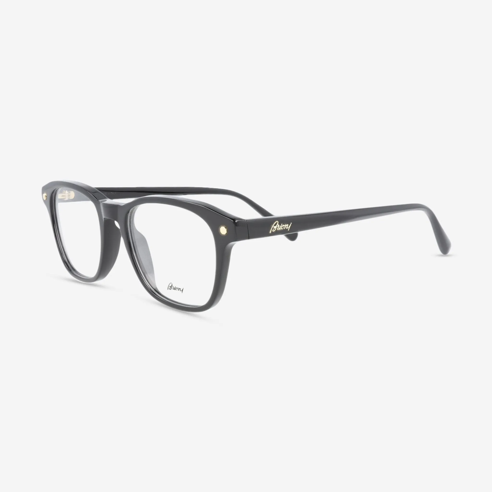 Brioni Square Acetate Men's Optical Frames BR0087O-30010639-001-00018-NS