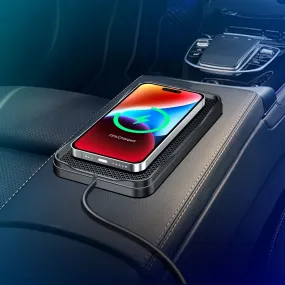 Car Wireless Charging Pad, Fast Charging Stand, 15W Fast Wireless Charger Pad Non-slip Wireless Charging Pad Wireless Charger