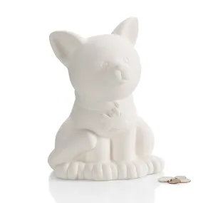 Cat Biggy Bank w/Stopper