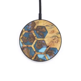 Circle Wood Resin Wireless Charger - Aloysia (Artist Pick, 607040)