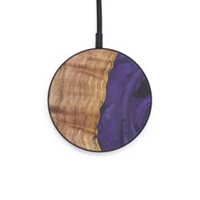 Circle Wood Resin Wireless Charger - Atul (Purple, 606940)