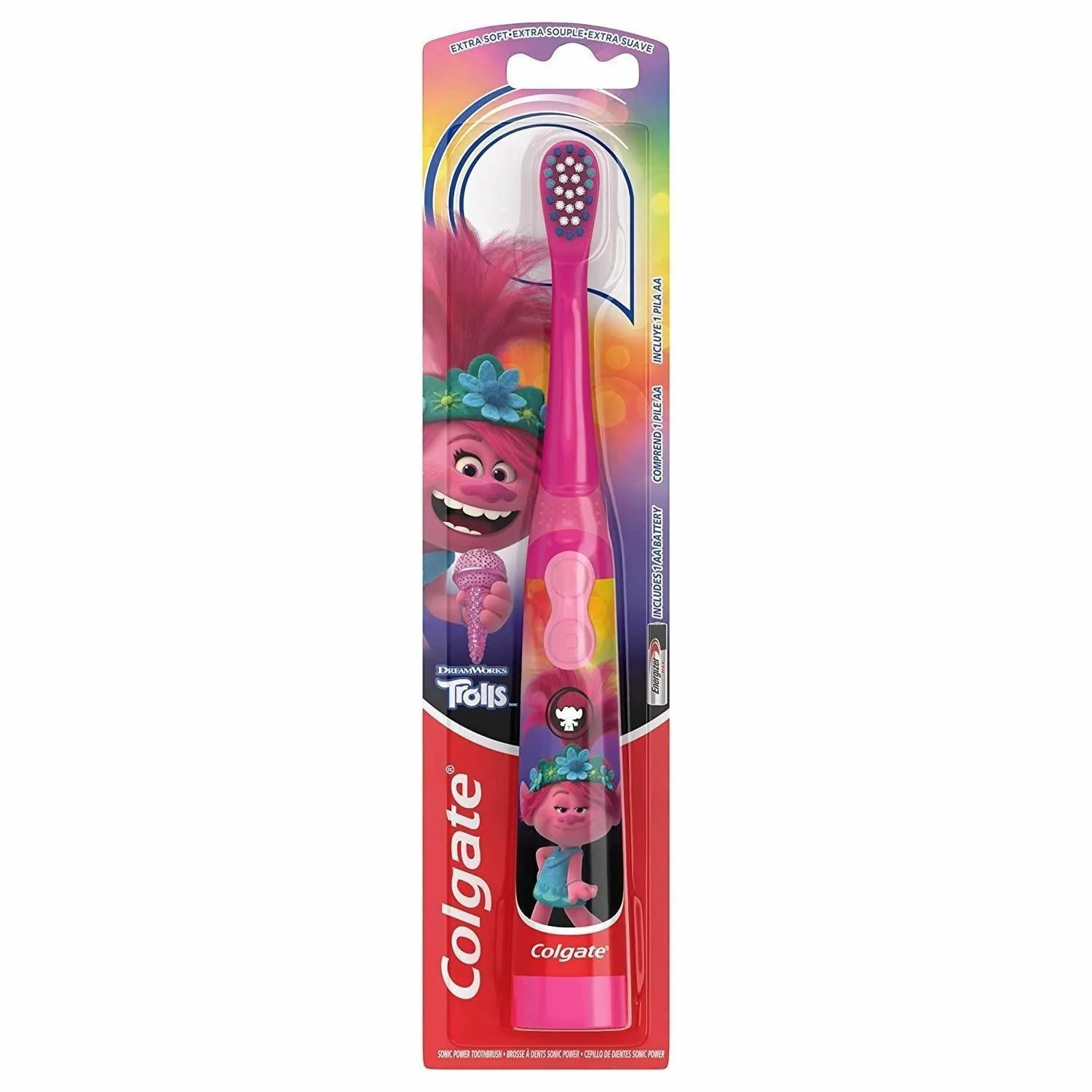 Colgate Kids Electric Battery Powered Toothbrush - Trolls