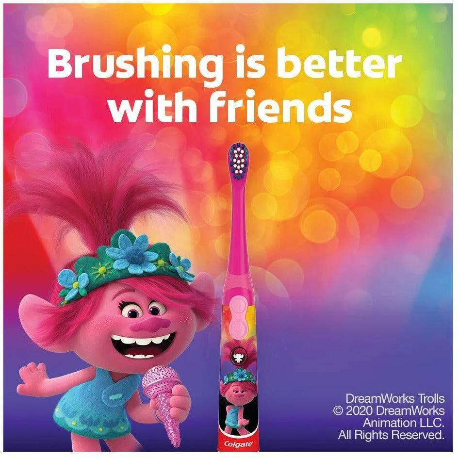 Colgate Kids Electric Battery Powered Toothbrush - Trolls