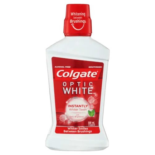 Colgate Mouthwash Optic White 500mL