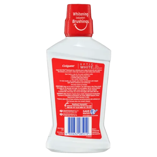 Colgate Mouthwash Optic White 500mL