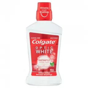 Colgate Mouthwash Optic White 500mL