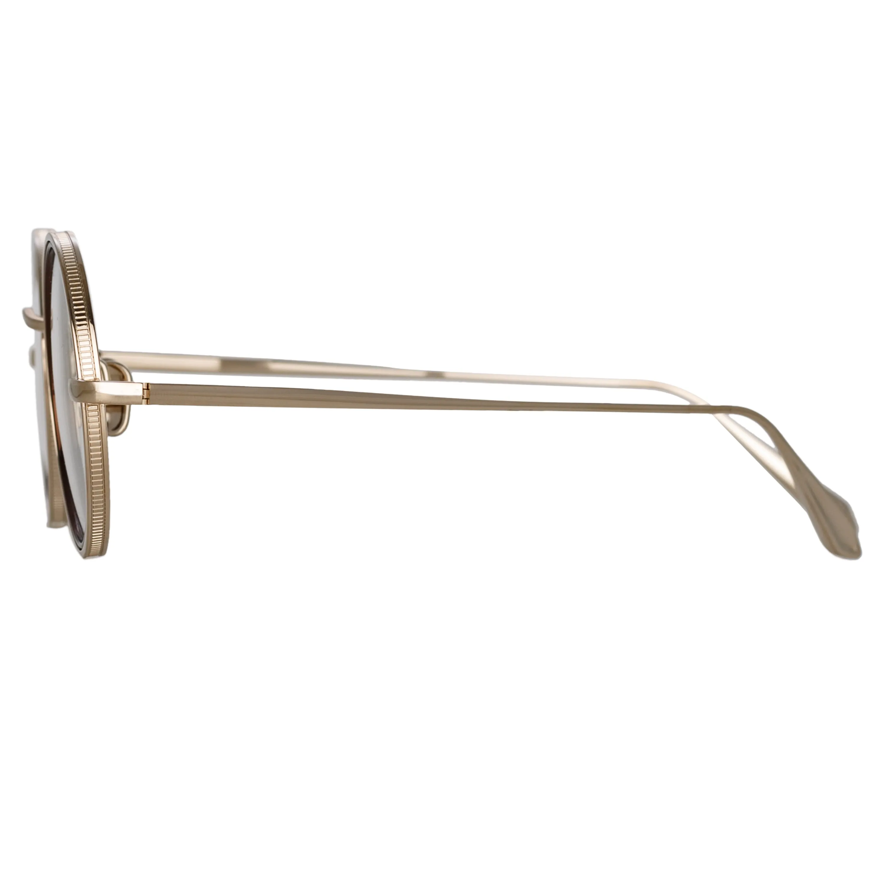 Cortina Oval Optical Frame in Light Gold