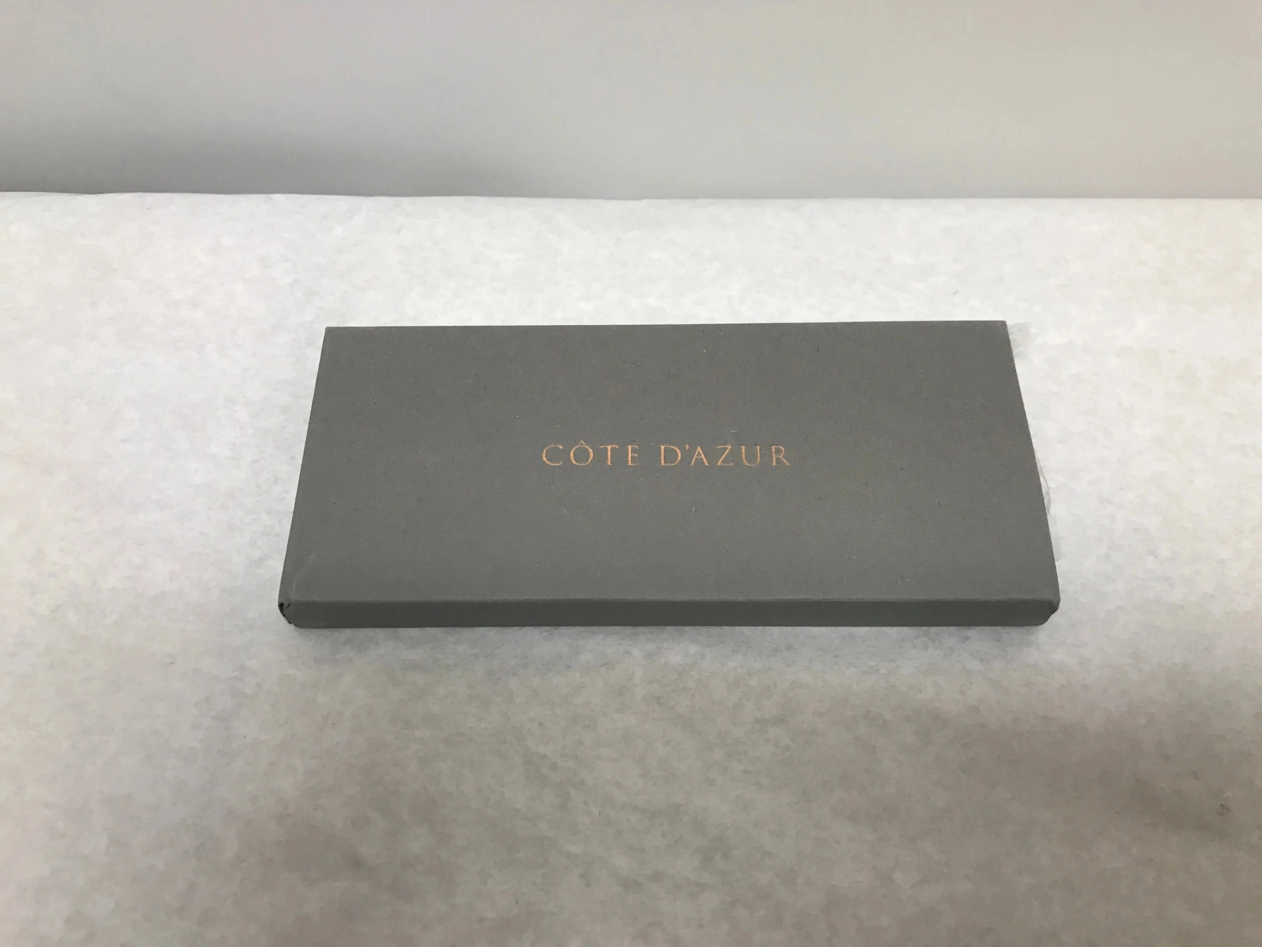 Cote D'azur Gray Foldable Optical Eyeglasses Hard Case | KMOPT-89