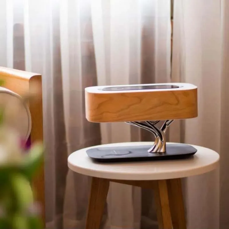 Creative Tree Light Lamp – Bluetooth Speaker & Wireless Charger