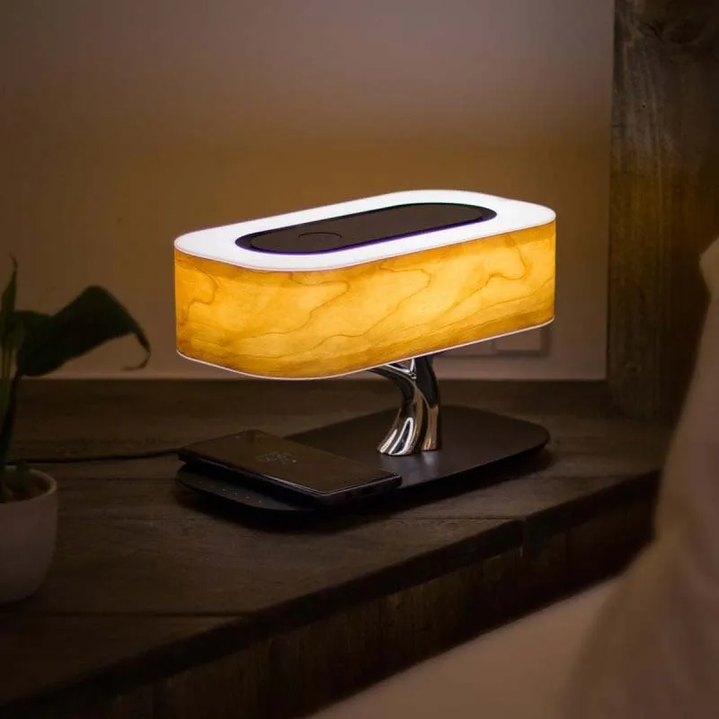 Creative Tree Light Lamp – Bluetooth Speaker & Wireless Charger