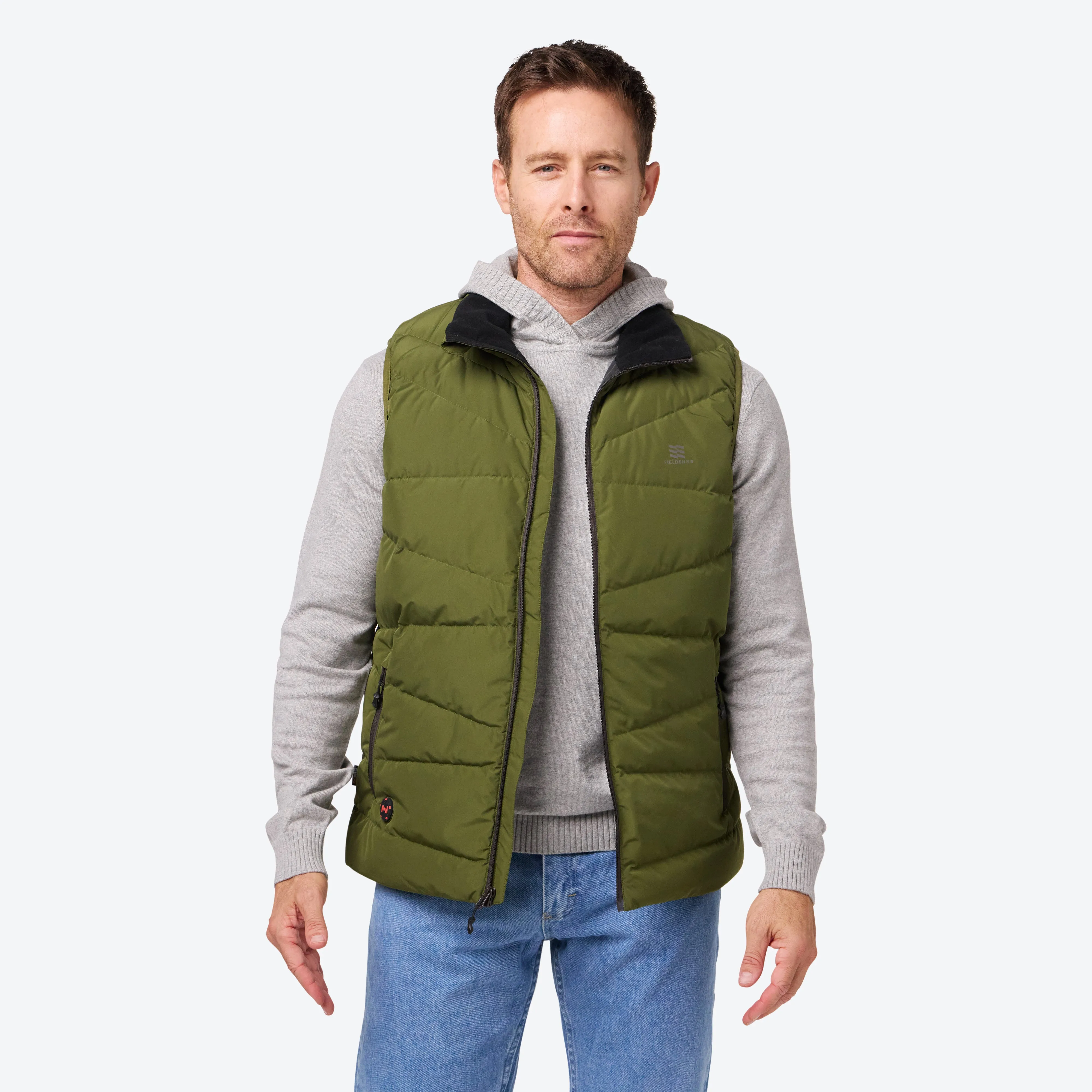 Crest Heated Down Vest Men's