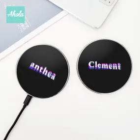 【Cyber】15W Ultra thin FastWireless Charger Pad 科幻名字無線差電板