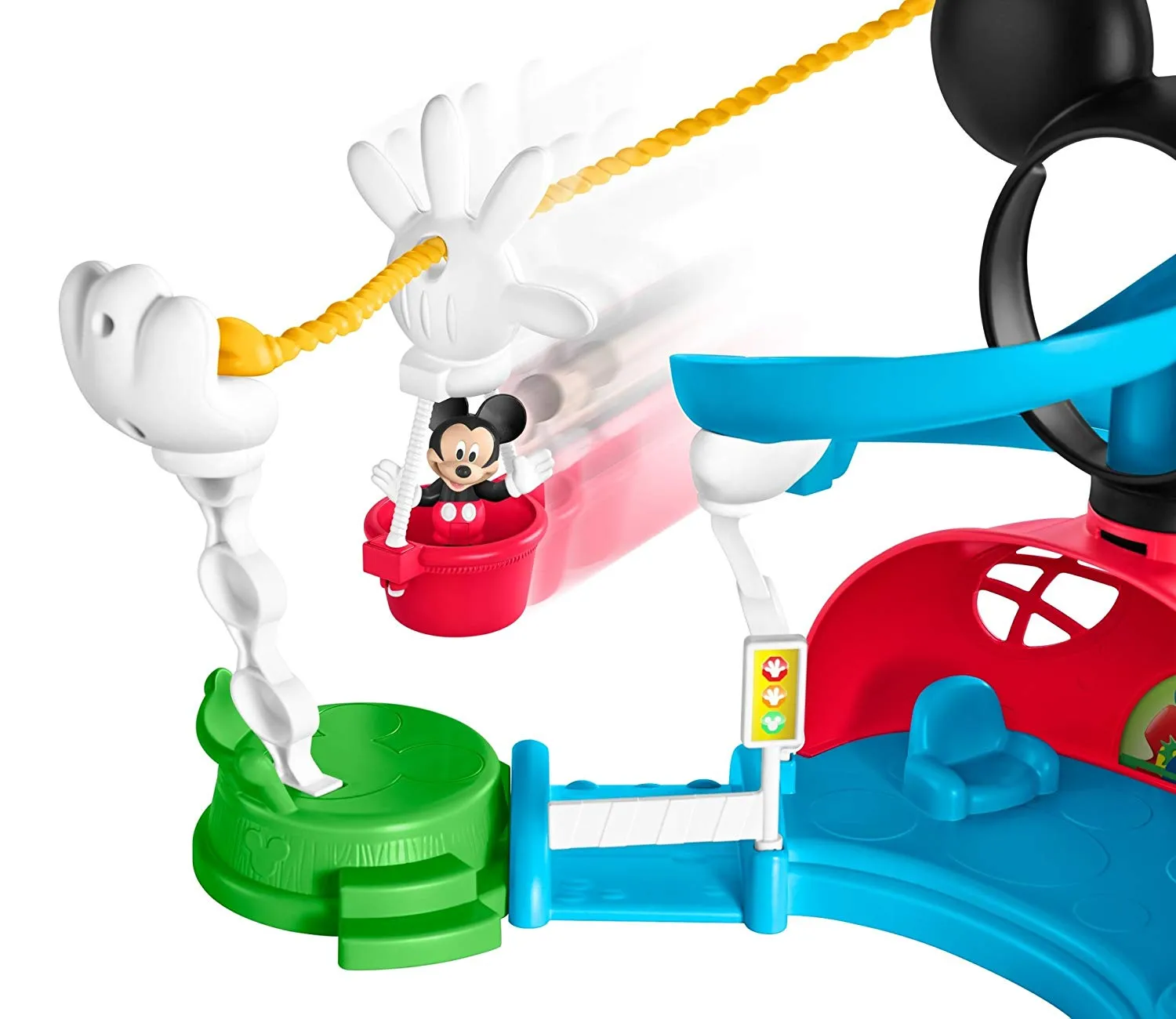 Disney Mickey Mouse Clubhouse Zip, Slide and Zoom Clubhouse Play Set