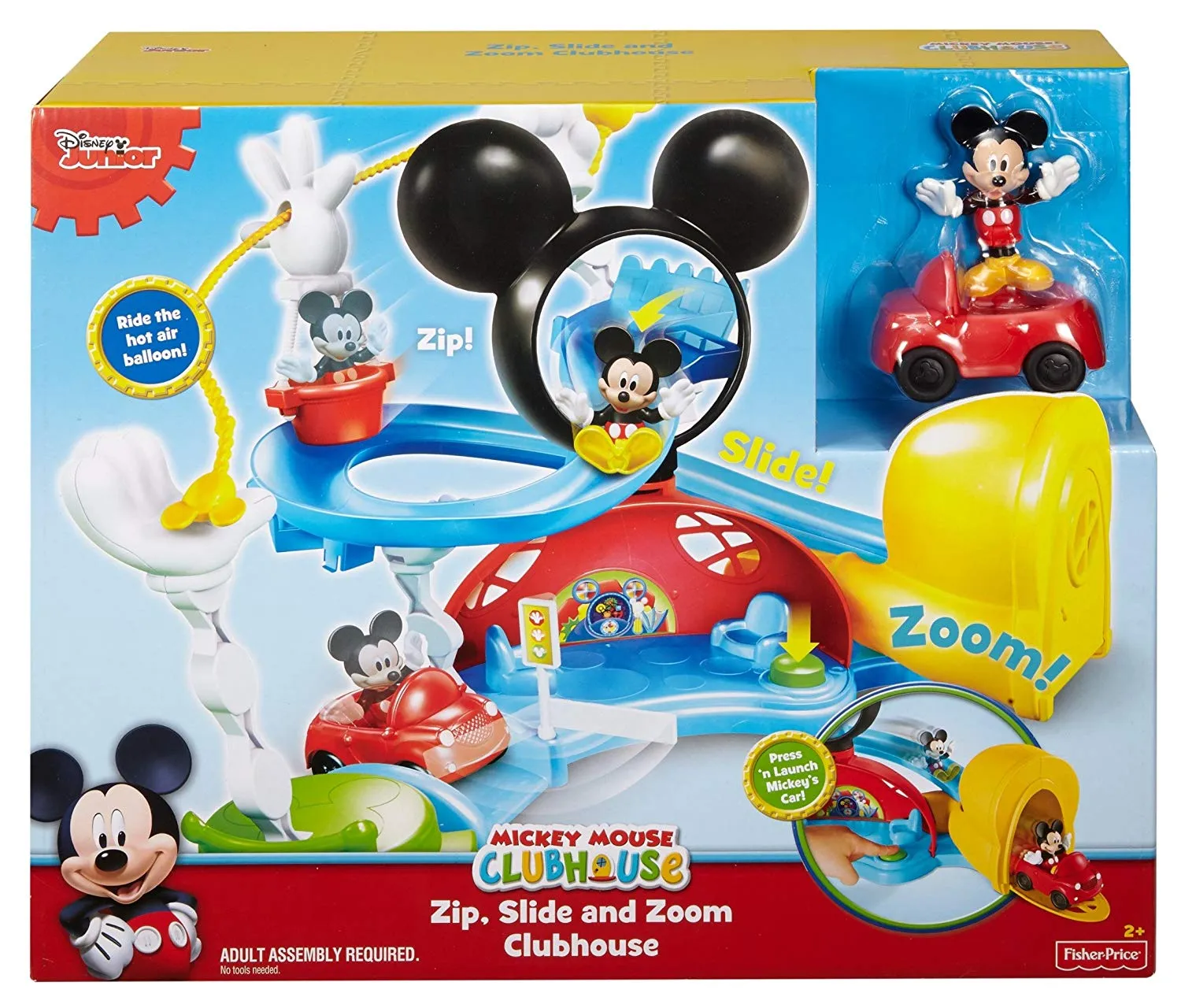 Disney Mickey Mouse Clubhouse Zip, Slide and Zoom Clubhouse Play Set