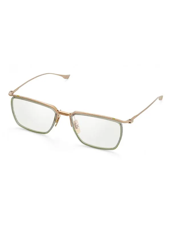 DITA SCHEMA ONE Optical in White Gold-Crystal Grey Color