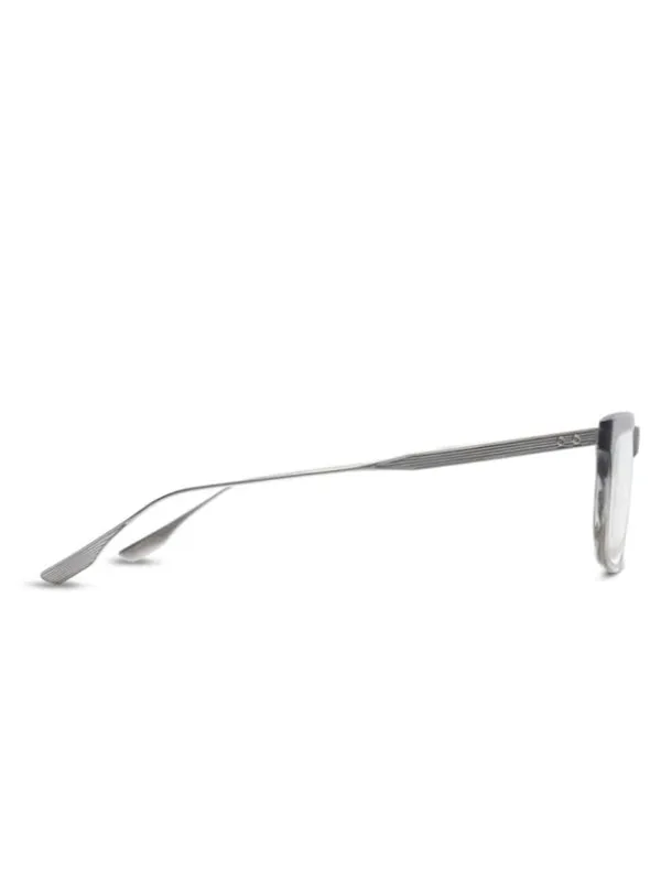 DITA STAKLO Optical in Matte Crystal Grey Swirl-Antique Silver Color