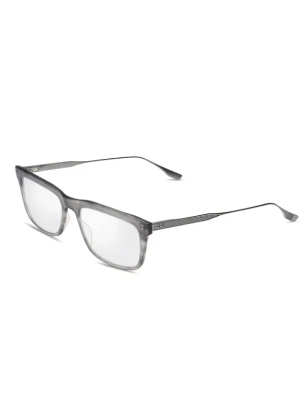 DITA STAKLO Optical in Matte Crystal Grey Swirl-Antique Silver Color