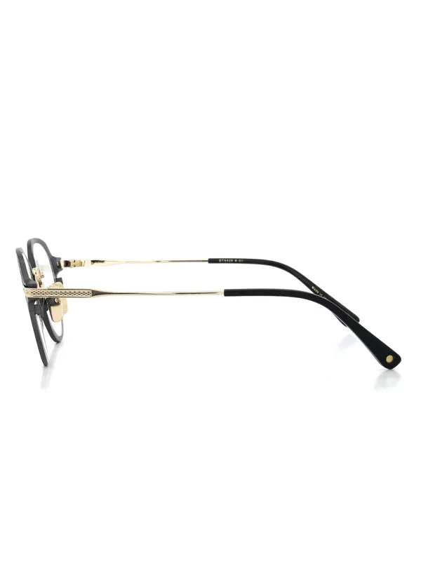 DITA UNION-FOUR Optical in Black Iron-White Gold Color