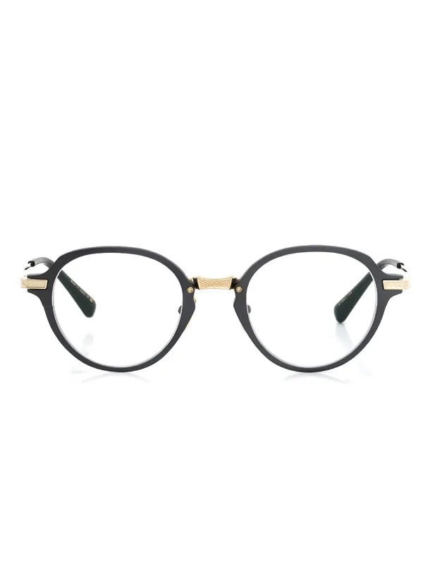 DITA UNION-FOUR Optical in Black Iron-White Gold Color