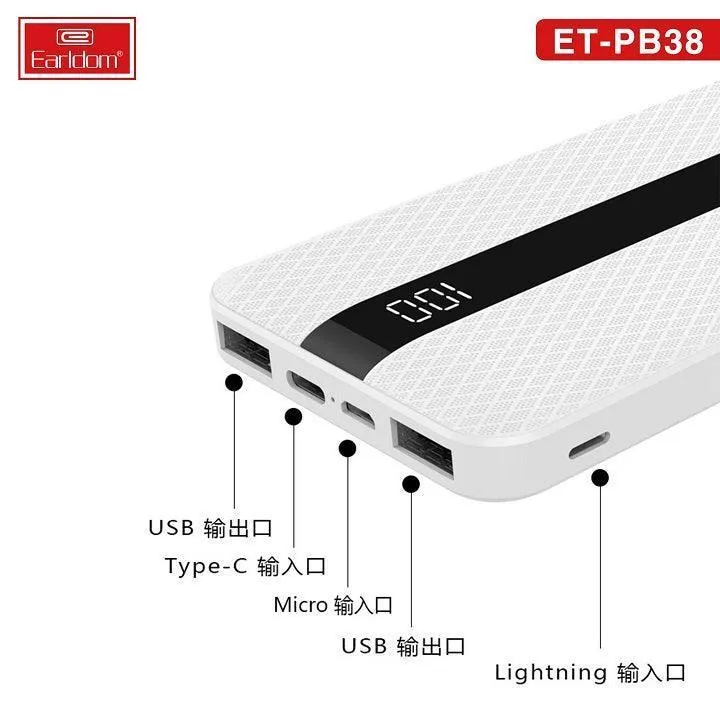 Earldom Power Bank 1000mah PB38