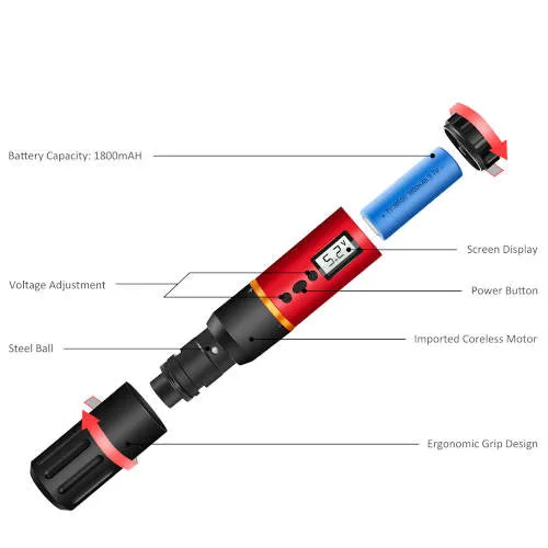 Emalla Red Eage Wireless Pen Machine