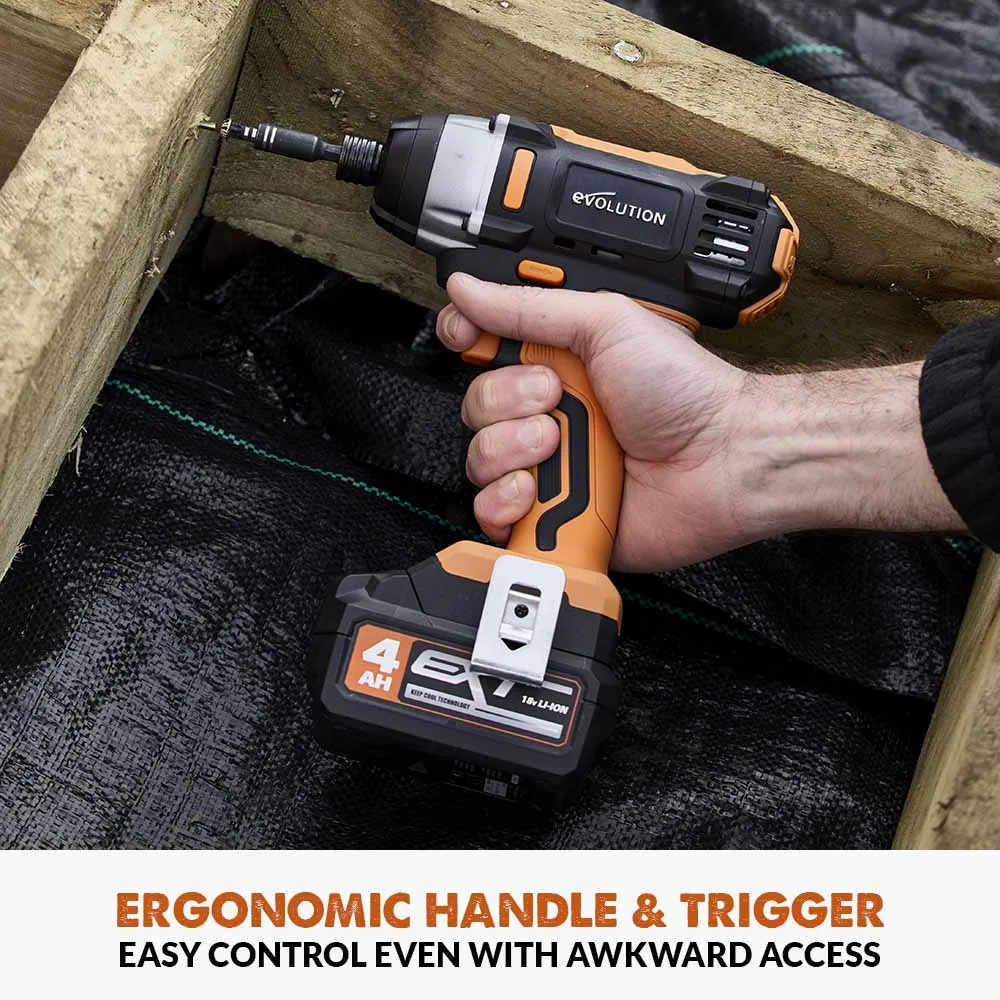 Evolution Cordless R180IDR-Li Impact Driver 18v Li-Ion EXT (promo)