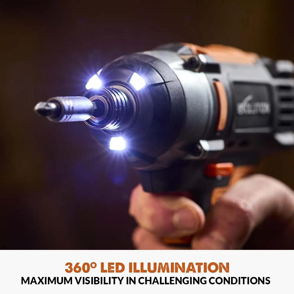 Evolution Cordless R180IDR-Li Impact Driver 18v Li-Ion EXT