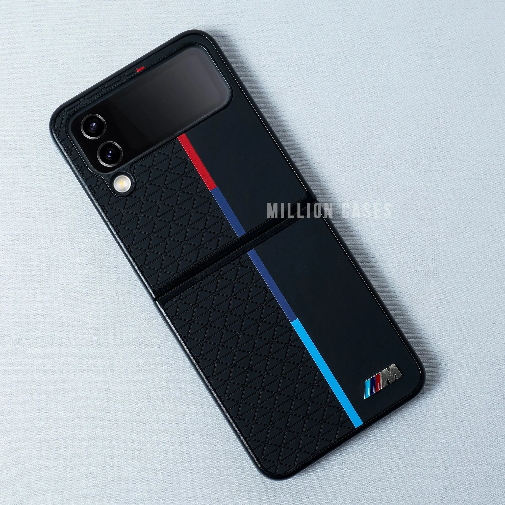 Galaxy Z Series Embossed Triangle Textured Soft TPU Case